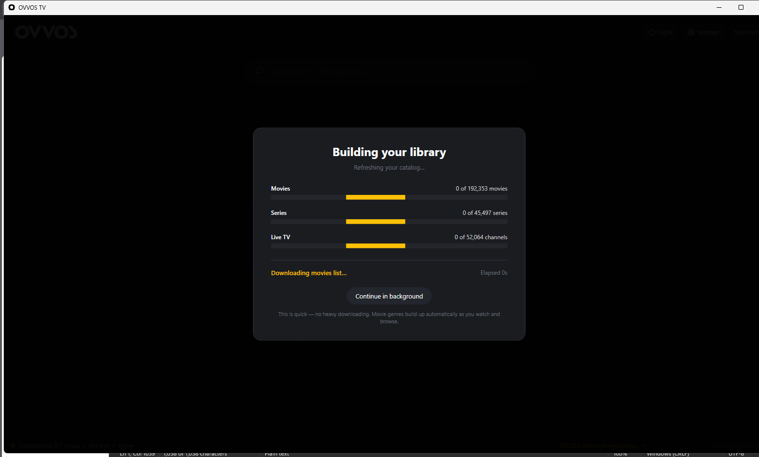 Building your library on Windows